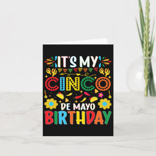 Mein Cinco De Mayo Geburtstag Happy Cinco De Mayo Karte