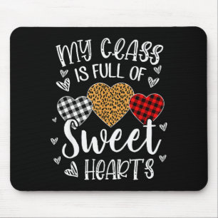 Mein Cl ist voller Schatzlehrer Valentinstag D Mousepad