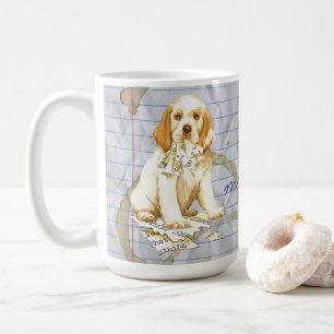 Mein Clumber Spaniel aß meinen Unterrichtsplan Kaffeetasse