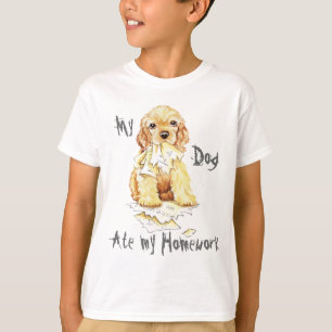 Mein Cocker Spaniel Ate Meine Hausaufgaben T-Shirt