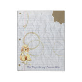 Mein Cocker Spaniel Ate My Lessingplan Notizblock (Rotiert)