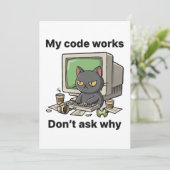 Mein Code funktioniert frage nicht, warum Einladung (Stehend Vorderseite)