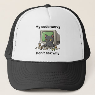 Mein Code funktioniert frage nicht, warum Truckerkappe