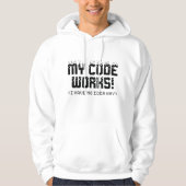 Mein Code funktioniert Hoodie (Vorderseite)