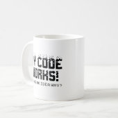 Mein Code funktioniert Kaffeetasse (Vorderseite Links)