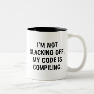 Mein Code kompiliert sich Zweifarbige Tasse