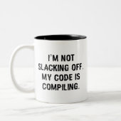 Mein Code kompiliert sich Zweifarbige Tasse (Links)
