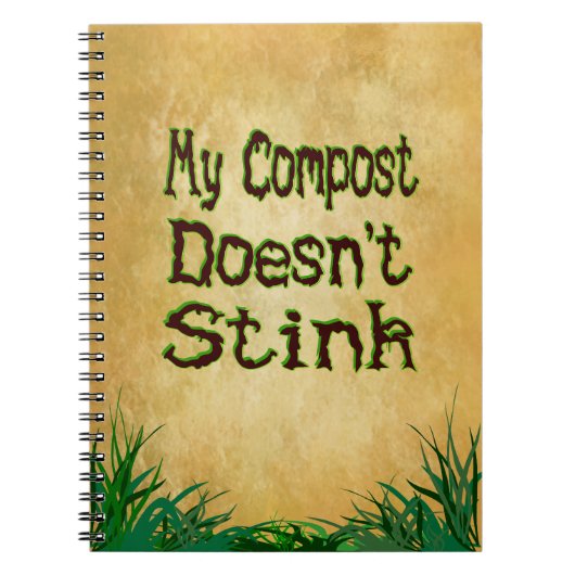 Mein Compost Doesnt Stink Garden Planner Notebook Notizblock (Vorderseite)
