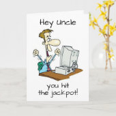 MEIN COOLER UNKEL IST "50" WOW! KARTE (Gelbe Blume)