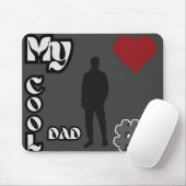 Mein Cooler Vater #1, Grau-Maus-Pad Mousepad (Mit Mouse)