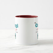 Mein Corgi ist aller das! Tasse (Zentrum)