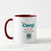 Mein Corgi ist aller das! Tasse (Links)