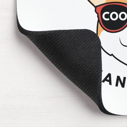 Mein Corgi ist Cool als deiner. Mousepad (Ecke)