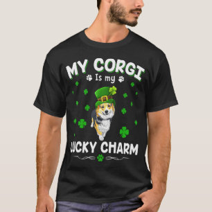 Mein Corgi ist mein Glücksbringer St Patricks Day T-Shirt