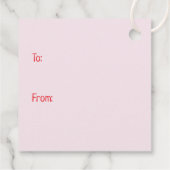 Mein Corgi ist mein Valentine Geschenkanhänger (Rückseite)