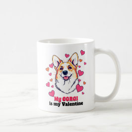 Mein Corgi ist mein Valentinhund Niedlich Funny Kaffeetasse