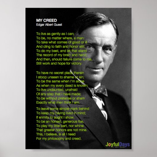 Mein Creative Poster (Vorne)