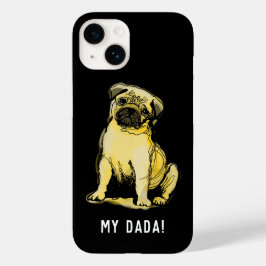 Mein cremefarbener Mops Baby Case-Mate iPhone Gehä 14 Hülle