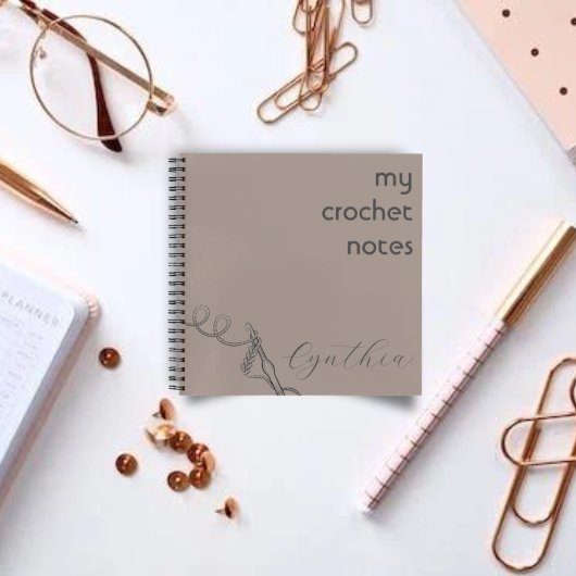 Mein Crochet-Notebook | Crochet Notes Notizblock