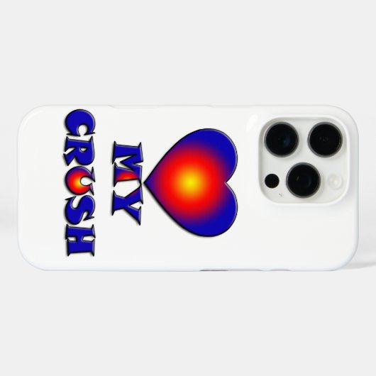 MEIN CRUSH Case-Mate iPhone HÜLLE (Rückseite (Horizontal))