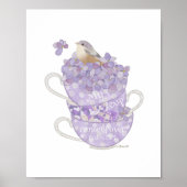 Mein Cup läuft über die Wand Poster (Vorne)