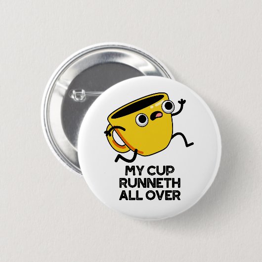 Mein Cup-Rennen über den sonnigen Bibelpuffer Button (Vorne & Hinten)