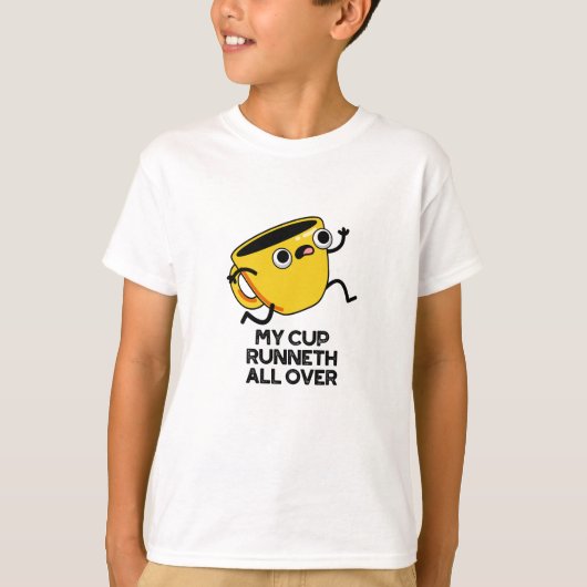 Mein Cup-Rennen über den sonnigen Bibelpuffer T-Shirt (Vorderseite)