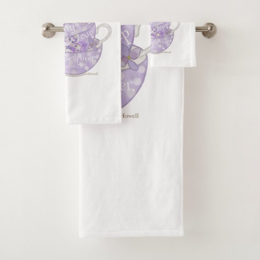 Mein Cup rennt über Handtuch-Set Badhandtuch Set (Insitu)