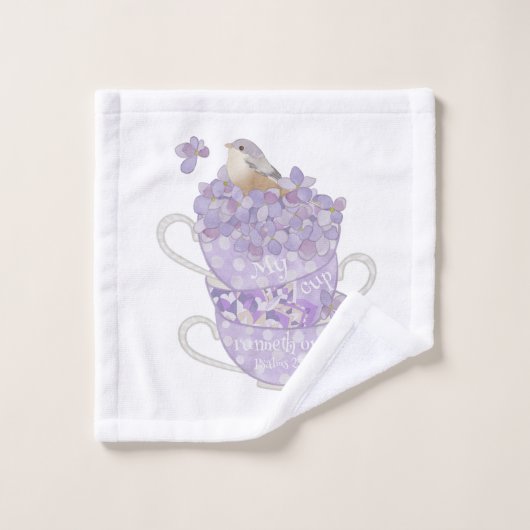 Mein Cup rennt über Handtuch-Set Badhandtuch Set (Waschlappen)