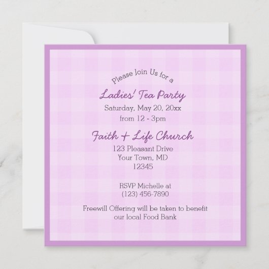 Mein Cup überfließt mit dem Party "Scripture Laven Einladung (Vorderseite)