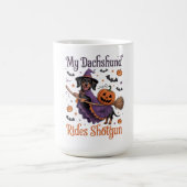 Mein Dachshund fährt Schrotflinte Kaffeetasse (Mittel)