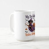 Mein Dachshund fährt Schrotflinte Kaffeetasse (Vorderseite Links)