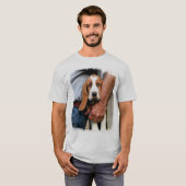 Mein Dachshund-Freund Basset Hound T-Shirt (Vorne ganz)