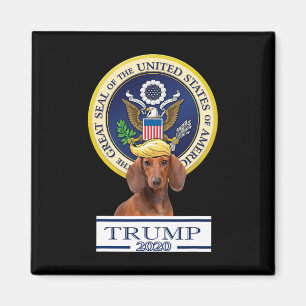 Mein Dachshund für Trump Magnet
