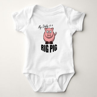 MEIN DADDY IST EIN RIG-SCHWEIN BABY STRAMPLER