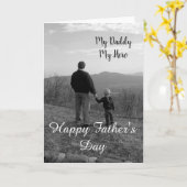 Mein Daddy My Held Karte (Gelbe Blume)