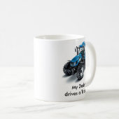 Mein Daddydrier ist ein Traktor Kaffeetasse (VorderseiteRechts)