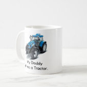 Mein Daddydrier ist ein Traktor Kaffeetasse (Vorderseite Links)