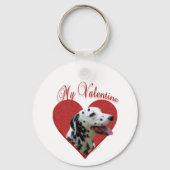 Mein Dalmatiner Valentine Schlüsselanhänger (Rückseite)