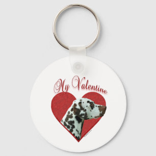 Mein Dalmatiner Valentine Schlüsselanhänger