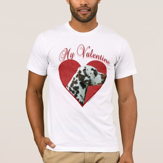 Mein Dalmatiner Valentine T-Shirt (Vorderseite)