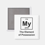 Mein, das Element der Pleite Magnet (Vorderseite/Rückseite)