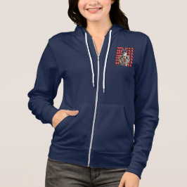 Mein Day Llama in Gucci Inspo Red Black Beige Desi Hoodie