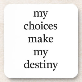 Mein dekorativer harter Kunststoff-Untersetzer Getränkeuntersetzer