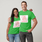 Mein deni-islamischer Liebhaber zitiert den dunkle T-Shirt (Unisex)