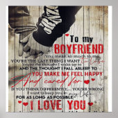 Mein Design für mein Husband | Trendy Husband Gift Poster (Vorne)
