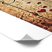 Mein Design | Liebe an ihn | Poster (Ecke)