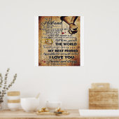 Mein Design | Liebe an ihn | Poster (Küche)