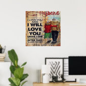 Mein Design | Liebe an ihn | Poster (Heimbüro)