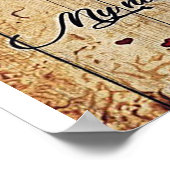 Mein Design | Liebe an ihn | Poster (Ecke)